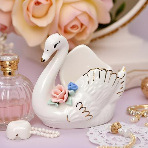 Vintage Porcelain Swan