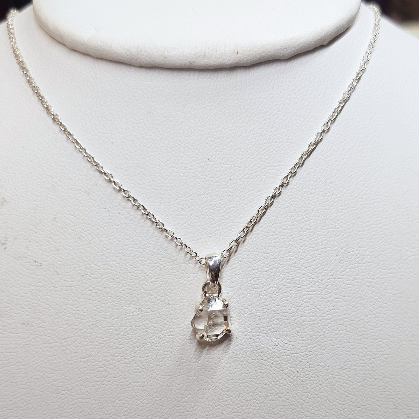 Herkimer Solitaire Pendant