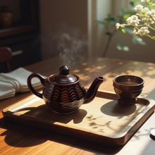 Load image into Gallery viewer, Vintage Brown Single Serving Teapot
