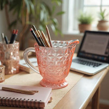 Load image into Gallery viewer, Pink Depression Glass Creamer Pitcher
