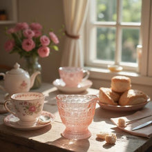 Load image into Gallery viewer, Pink Depression Glass Creamer Pitcher
