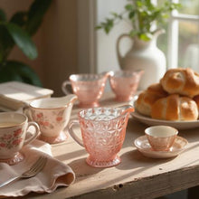 Load image into Gallery viewer, Pink Depression Glass Creamer Pitcher
