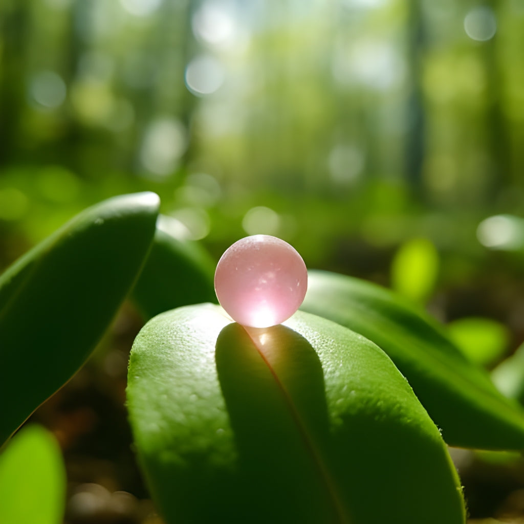 Tiny Rose Quartz Sphere