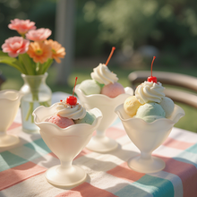 Load image into Gallery viewer, Set of 4 Ice Cream Dishes
