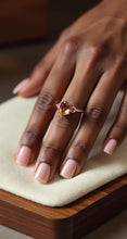 Load image into Gallery viewer, Citrine Ring in Rose Gold
