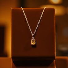 Load image into Gallery viewer, Citrine Necklace Rose Gold
